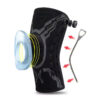 SKU-03-Black-single piece-right knee AT-HX037