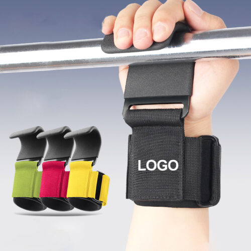 Weightlifting Hooks With Wrist Straps Hand Grip